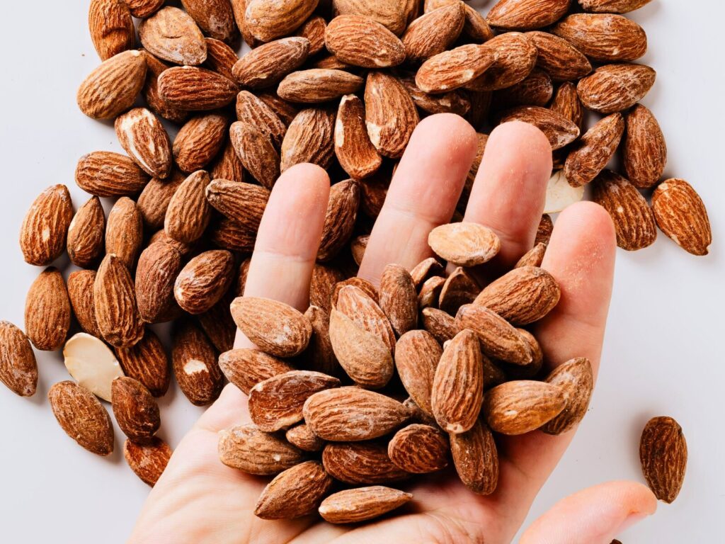 almonds - high protein snacks