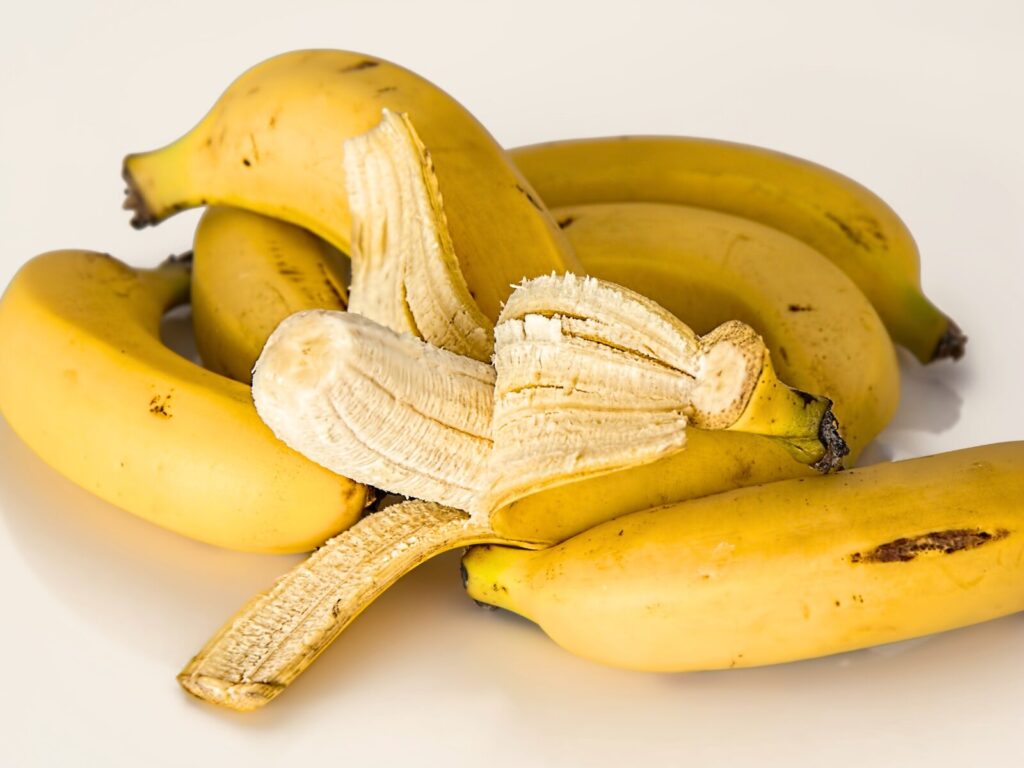 bananas - high fiber foods for constipation