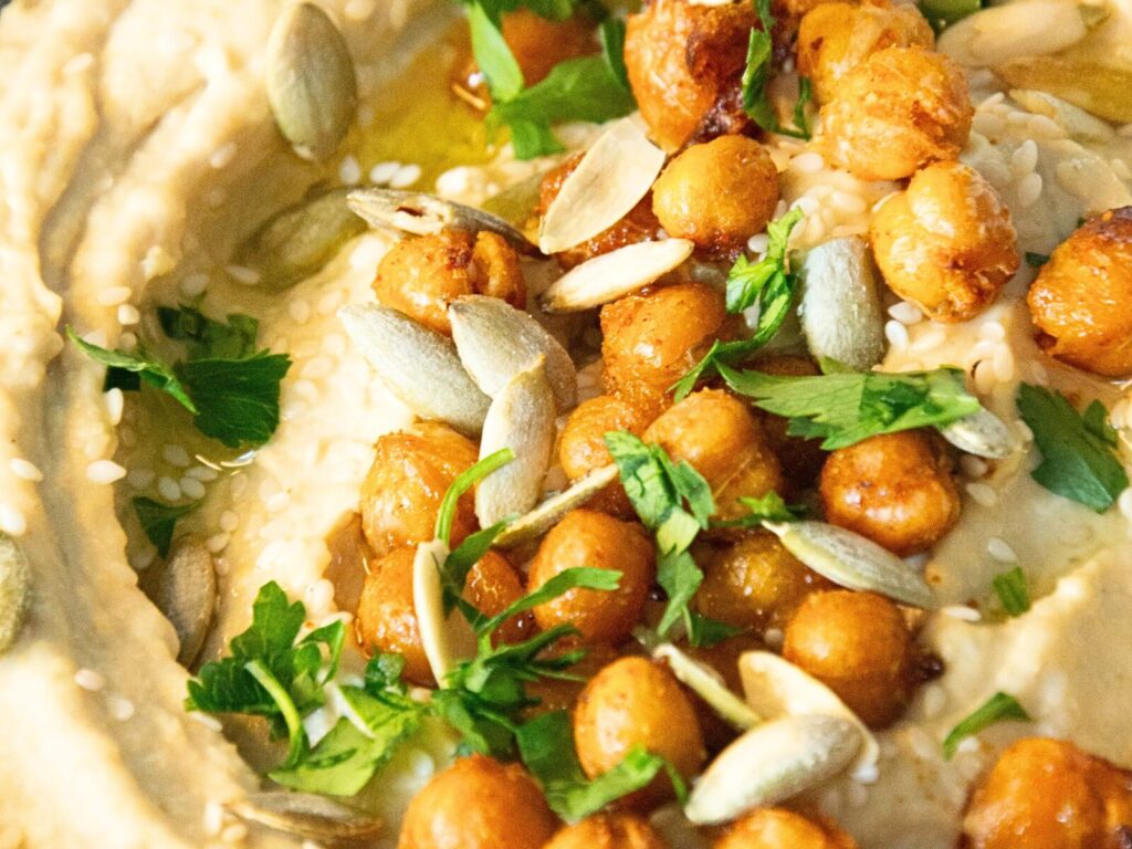 chickpeas - high fiber foods