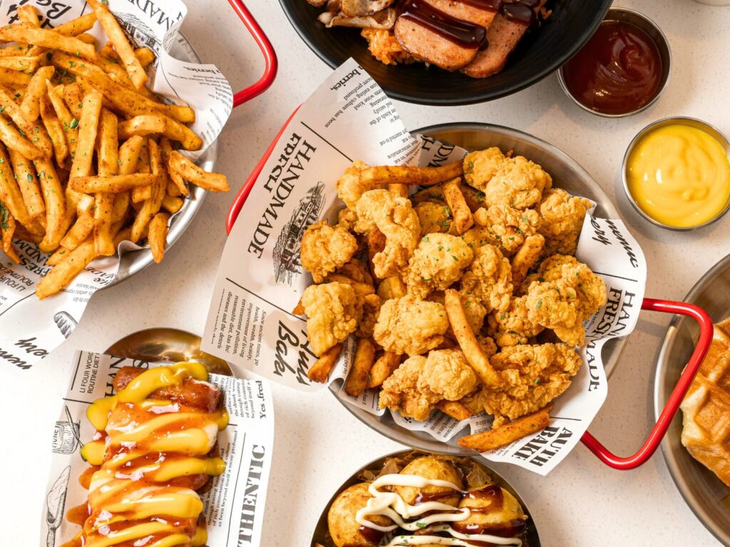 fried or fast foods