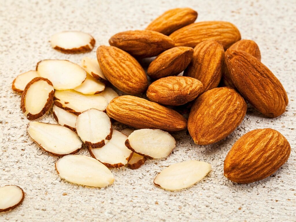 almonds - nuts to help you poop