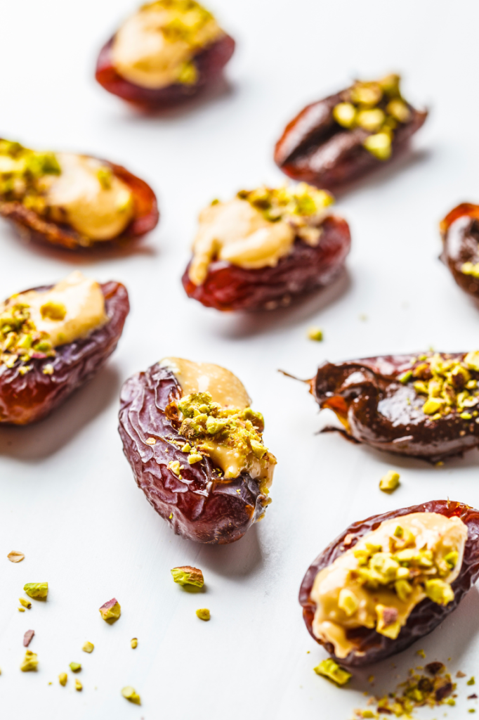 Stuffed Dates - high calorie snacks