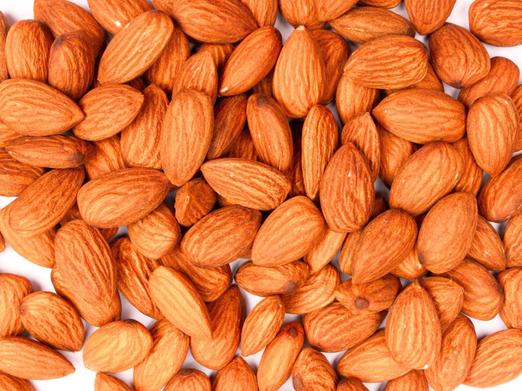 almonds - high protein high fiber snacks
