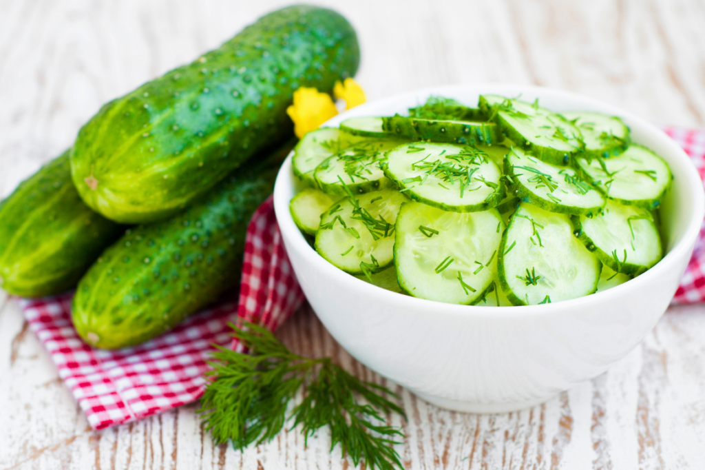 cucumber - debloating foods