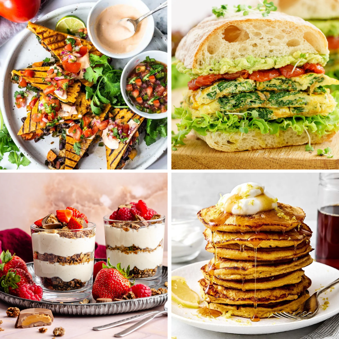 high protein vegetarian breakfast
