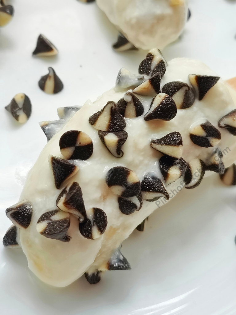 easy banana bites with yogurt