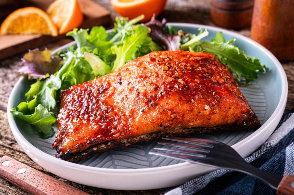 salmon - foods high in magnesium
