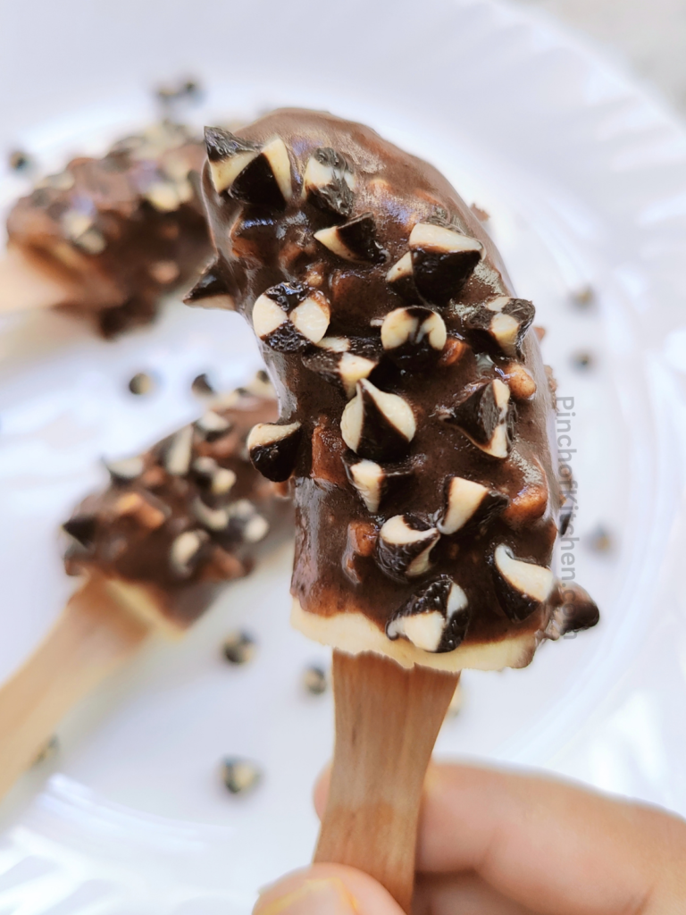 chocolate bananas frozen bites