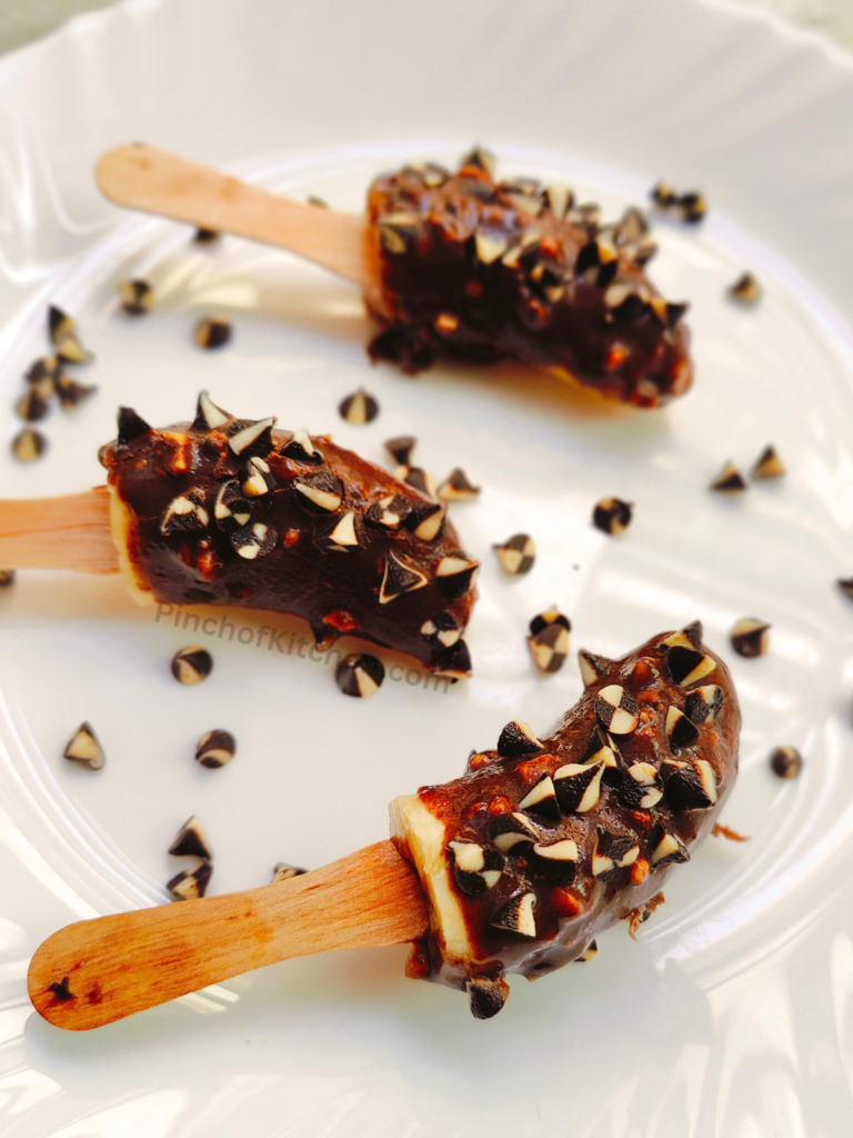 chocolate covered bananas bites - banana desserts