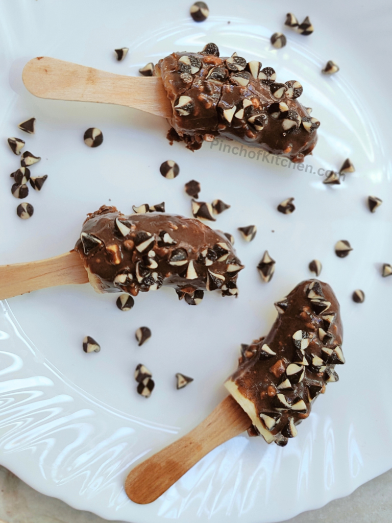 easy chocolate covered bananas