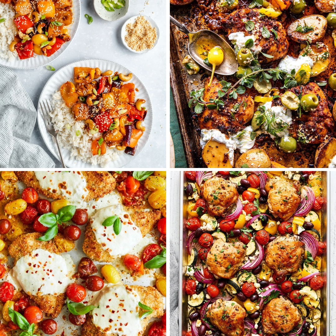 sheet pan chicken recipes